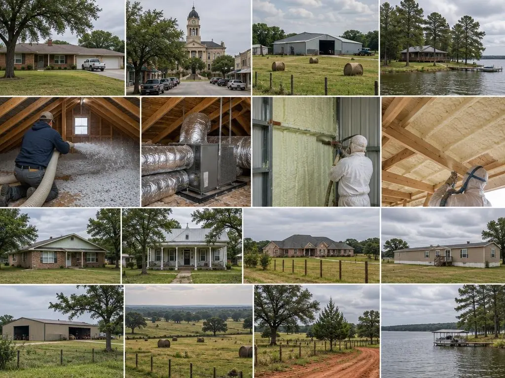 Blown-In Insulation in Sulphur Springs, TX