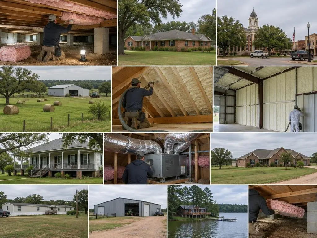 Crawl Space & Pier-and-Beam Insulation in Sulphur Springs, TX